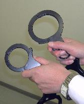 Large handcuffs prepared for World Cup hooligans